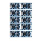 TP4056 10 Adet Korumalı 1A Lipo - Li Ion Pil Şarj Devresi 3,7V Micro USB Girişli
