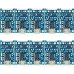 TP4056 Micro USB Korumalı Lipo 18650 Pil Şarj Devresi (10 Adet)