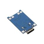 TP4056 Type-C 1s 3.7V Lipo Li-Pil Şarj Devresi Güçlü Performanslı Model - Mavi
