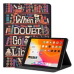 TPACC iPad 7./8./9. Nesil 10.2-İnç 2019/2020/2021 için Kılıf, İnce PU Deri Katlanır Kabuk Standı TPU Kılıf Otomatik Uyandırma/Uyku, Okuma Kitabı Aşığı