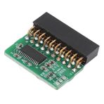 TPM 2.0 Modül, Dikey 20pin Kolay Kurulum Yeşil TPM 2.0 AOM TPM 9665V TCG 2.0