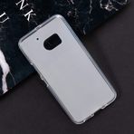 TPU Telefon Kılıfı HTC One M10 ile Uyumlu, Şok Emici İnce ve Esnek Koruyucu Kapak, Çizilmeye Karşı Tasarım ve Hassas Kesim (Beyaz)