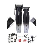 TR-4100 & TR-2727 Profesyonel Tıraş Makinesi 2'li Set | Erkek Bakım Seti (Makas Hediyeli)