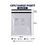 TR Cepli Kargo Poşeti 36x45+5 NO:3 Kendiliğinden Yapışkanlı 100 Adet Orta Boy