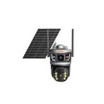 TR Charger AV-S232 4MP Solar WIFI IP PTZ Dual Light Çift kameralı V380 Pro App Kamera