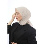 Trablus Tesettür Kadın Bambu Kraş Eşarp Taş