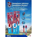 Trabzon Spor Dis Fircasi 2Adet Yetiskin 1Adet Cocuk