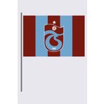 Trabzonspor 100x150 cm Sopalı Bm Çizgili Bayrak