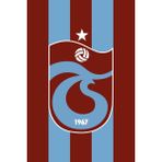 Trabzonspor 150x200 cm Asmalı Bm Çizgili Bayrak