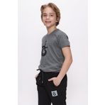 Trabzonspor Bisiklet Yaka Ön İç Logo Baskılı T-Shirt