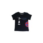 Trabzonspor Deniz Feneri Baskılı Siyah T-Shirt
