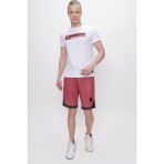 Trabzonspor Tshirt Bisiklet Yaka Logo Trabzonspor Baskılı - Beyaz - 2XL