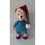 Trabzonsporlu Uykucu Ayıcık Amigurumi Organik Oyuncak