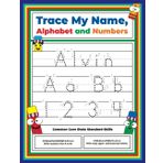 Trace My Name, Alphabet, and Numbers Workbook for Alvin: Letter and Number Tracing with Arrow Guides and Start Dots