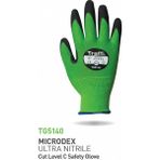 Traffi Gloves TG5140 Premium Mıcrodex Ultra Nıtrıl Kesilme Seviyesi C Iş Eldiveni - Yeşil - 10
