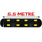 Trafik Kasisleri Kauçuk Şaseli Kasis Kauçuk Yol Kasisi Hız Kesici Tümsek 5.5 Metre (50x40 cm)