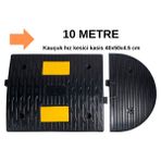 Trafik Plus Kauçuk Hız Kesici Kasis - 50X40X4.5CM- 10 Metre Set - 1 Adet