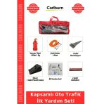 #Trafik Seti Yangın Tüpü Reflektör Çantalı Tuvturk Uyumlu Araç Çeki Halatı Kapsamlı Oto Trafik İlk Yardım Seti