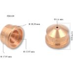 Trafimet A 151 1,6mm Plazma Kesim Memesi PD0109-16 1 adet fiyatıdır