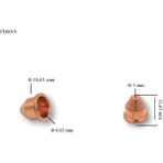 Trafimet Cb 50 1mm Plazma Kesim Memesi PD0019-10 1 adet fiyatıdır