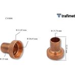 Trafimet CV0008 A101-A141-CB100-CB150 Plazma Kesim Temaslı Mesafe Aparati 1 adet fiyatıdır