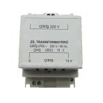 Trafo 12V 15W Kapı Otomatiği Ve Zil Trafosu 12 Volt 15 Watt 12X15 (15V Transformatör)