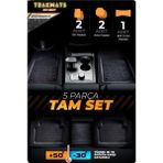 Trakmats Fiat Egea Cross 1.5 T4 Wagon Urban Hybrid Otomatik 2023 Universal Kesilebilir Oto Paspas Adk Siyah