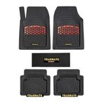 Trakmats Ford Fiesta HB 2011 Universal Lüks Kırmızı Oto Paspas