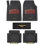 Trakmats Hyundai Accent Yumurta Kasa 1999 Universal Lüks Kırmızı Oto Paspas