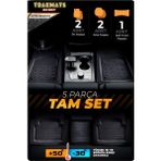 Trakmats Hyundai Getz HB 2002 - 2011 Kesilebilir Universal Kokusuz ADK Siyah Havuzlu Paspas