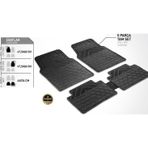 Trakmats Kia Rio Hb Yeni Logolu 2021 - 2024 Kesilebilir Universal Üçgen Desen Siyah Oto Paspas