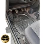 Trakmats Renault Clio 2 HB 2002 Kesilebilir Yeni Tasarım Ada UC Desenli Siyah Havuzlu Oto Paspas