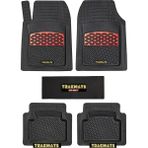 Trakmats Seat Leon 2008 Universal Lüks Yumuşak Kırmızı