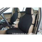 Trakmats Smart Fortwo 2 Kapı 2016-2017-2018-2019-2020-2021 Oto Koltuk Kılıfı, 3lü Set, Araba Koltuk Kilimi, Su Geçirmez,leke Tutmaz,pamuklu Yüzey,terletmez,pamuklu Oto Kilim Siyah