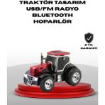 Traktör Tasarımlı Bluetooth Hoparlör USB Tf Aux Fm Ra