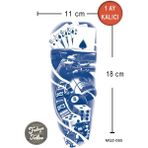 Trakya Tattoo 1 Ay Kalıcı Dövme Yarım Kol Poker Geçici Dövme - Siyah