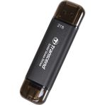 Transcend 2tb Usb/type-C 10GBPS Taşınabilir Harici SSD TS2TESD310C - Siyah Sıfır