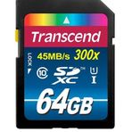 Transcend 64 GB MicroSDXC Class 10 UHS-I 300X 45MB/S Hafıza Kartı