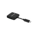 Transcend Ts-Rdc3 Sd Microsd USB 3.2 Gen 1 Siyah Type C Kart Okuyucu