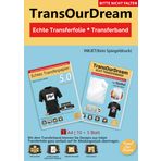 Transfer kağıdı ve transfer bandı (10+5 yaprak A4) tekstil baskısı için (D-Dark5.0+ transfer bandı)