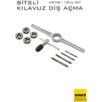 Transformacion 10'lu Bitsli Diş Açma Kılavuz Seti –endüstriyel Çelik, Dişli Matkap Ucu 722465 - 10 PARCA