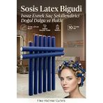 Transformacion 10'Lu Sosis Bigudi Seti 11Mm | Isısız Esnek Saç Şekillendirici | Doğal Dalga Bukle Için Latex Köpük Bigudi 719268
