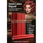 Transformacion 10'Lu Sosis Bigudi Seti 8Mm | İnce Sıkı Bukle Lüle Için Isısız Esnek Saç Şekillendirici | Afro Dalga Bigudisi 721913