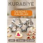 Transformacion 12'li Kurabiye Kalıbı Seti Profesyonel Şef Paslanmaz Çelik | Mutfak Sanatınızın Vazgeçilmezi 722519