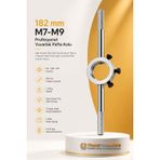 Transformacion 182 mm M7-M9 Profesyonel Yuvarlak Pafta Kolu - Ağır Hizmet Tipi Çelik Dış Diş Açma Takımı, 3 Tespit Vidalı Tırtıllı Saplı Yuvarlak Pafta Lokma Tutucu 723341