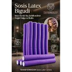 Transformacion 20'Li Mega Set Sosis Bigudi 17Mm | Kalın Dolgun Su Dalgası Için Isısız Esnek Saç Şekillendirici 721915