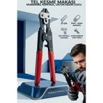Transformacion 210 mm Profesyonel Tel Kesme Makası - 1-4 mm Hassas Tel ve Kablo Kesici Bolt Cutter 723177