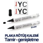 Transformacion 429059 20+8 Adet Siyah Gloss Plaka Yazma Rötuş Kalemi