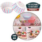 Transformacion 718113 600 Adet Paolelli Yağ Geçirmez Kağıt Kek Muffin Kalıbı
