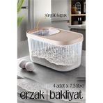 Transformacion 718471 Multibox Sürgülü Kapak 7.5 lt 4 Adet Erzak Bakliyat Kutusu